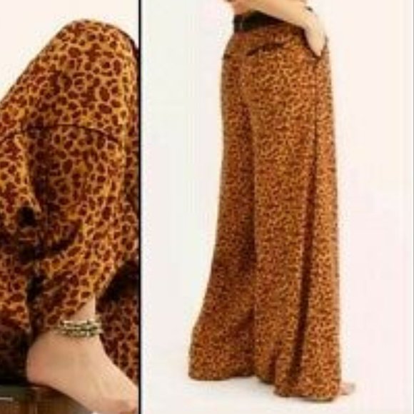 FREE PEOPLE Bennie Wide Leg Pants - Picture 12 of 12